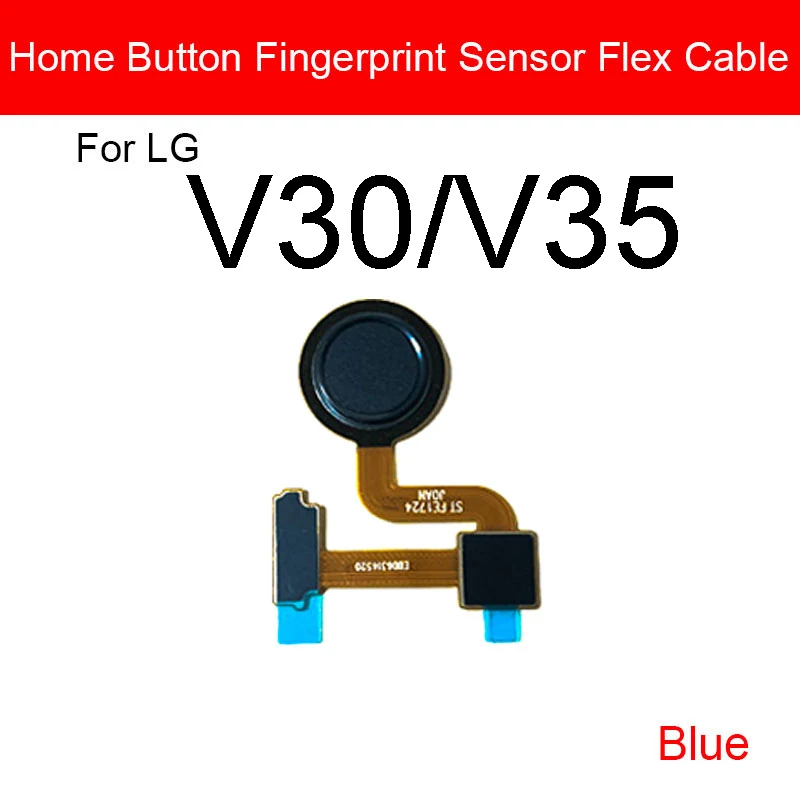 Home Button FingerPrint Flex Cable For LG V50 V10 V20 V30 V35 V40 Sensor Finger Reader Touch Key Flex Ribbon Replacement Parts