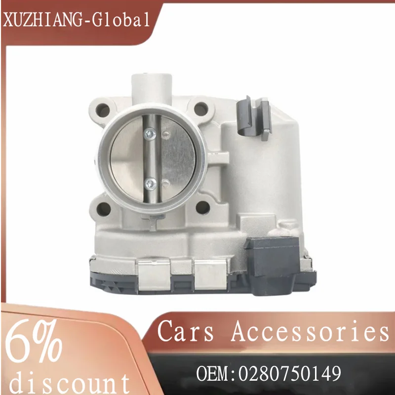 New Electric Throttle Body For 0280750149 DV-E-5C Kubota 13098-34541 0280750149 Multi-port Injection MPI Valve Actuator