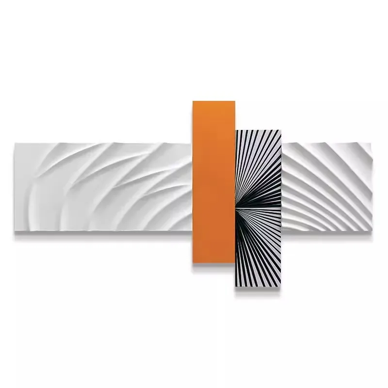

Wall painting modern simple three-dimensional carving high-end atmospheric lying