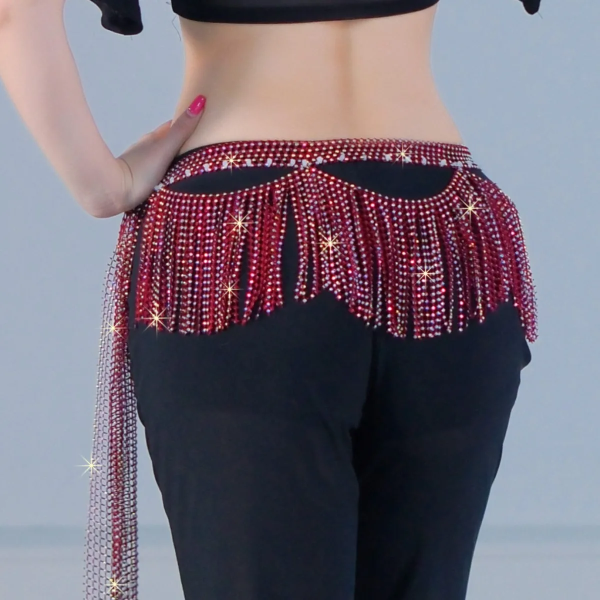 Lady's Waist chain、Belly Dance Hip Scarf、body chain、Belts' chains、Decorative belt、Dance belt、Fringe Waist Chain