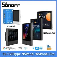 SONOFF NSPanel Pro Smart Home eWeLink Control Panel Smart Scene Wall Switch Home Automation Thermostat VIa Alexa Alice Google