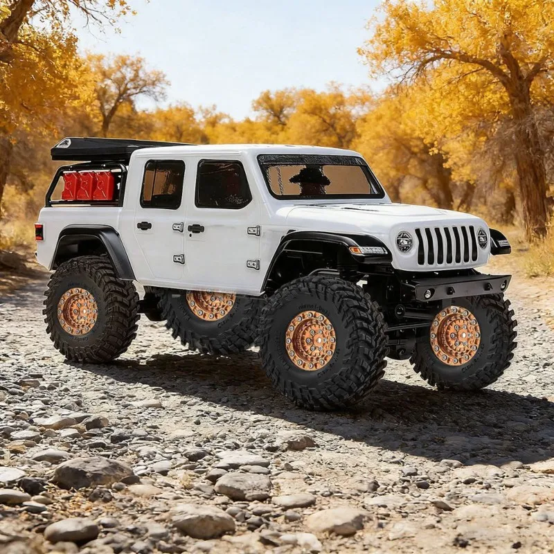 B05C-For 1/18 Scale RC Car Upgrade 1.3 Inch Wheel Hub Tire Kit For RX4M SCX24 FMS Ascent-18 Accessories W341