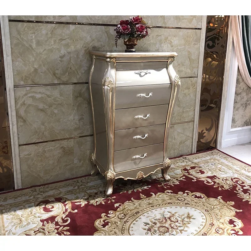 

Комбинация комода в европейском стиле, шкаф для хранения из цельного дерева, комод для украшения гостиной, соответствующий шкафу