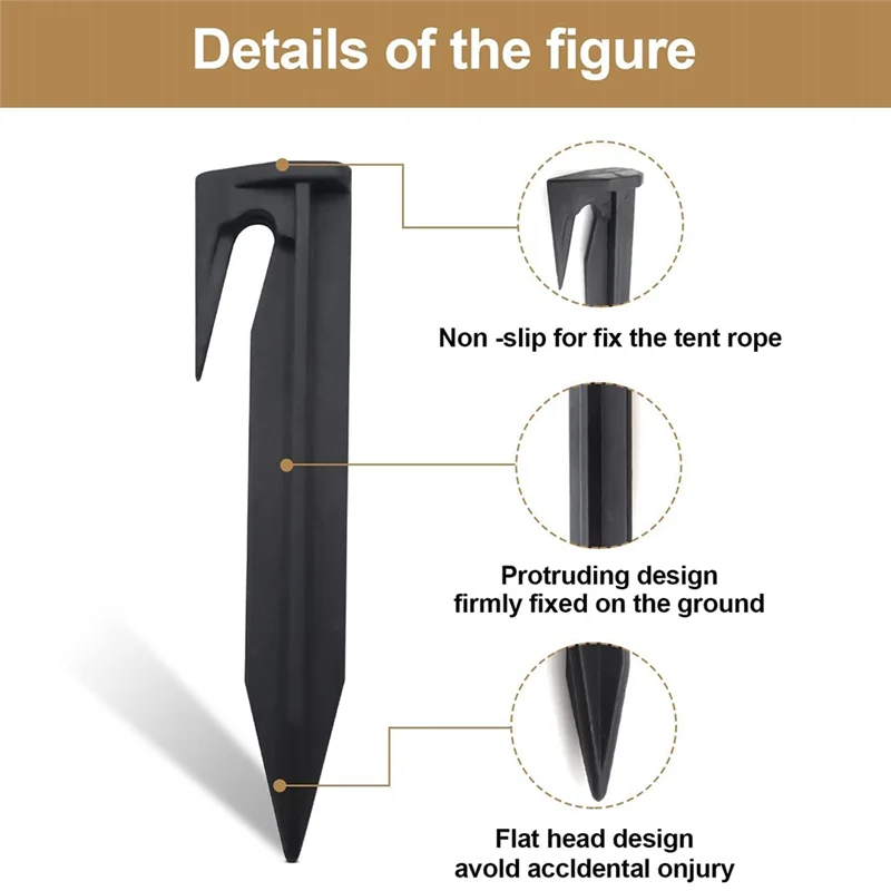 100 pz tosaerba picchetto limite chiodo punte di terra perni di fissaggio per ancoraggio sicuro robot tosaerba accessori tosaerba