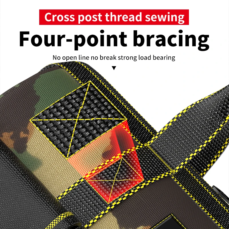 Large Soft-Sided Tool Bag with Reinforced Bottom - Spacious Multi-Pocket Design for Organizing Wrenches, Screwdrivers & Tools