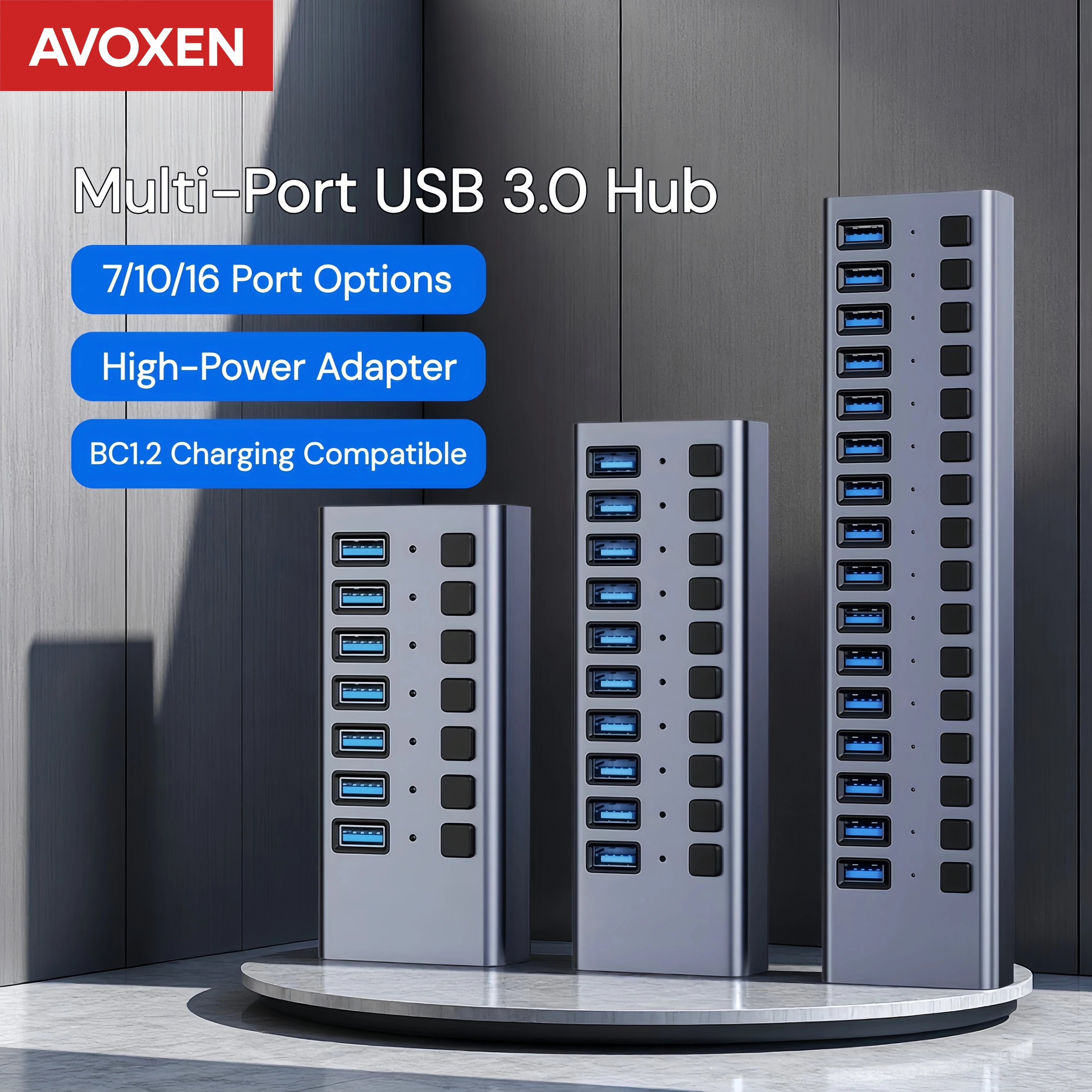 Usb Hub Gaming - USB Hub 3.0 Hoge snelheid Multiport