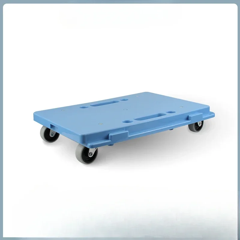 Portable Casters Plastic for Home Transportation Turtle Carts Cargo Pulling Silent Turnover Spliced Small Transport Trucks