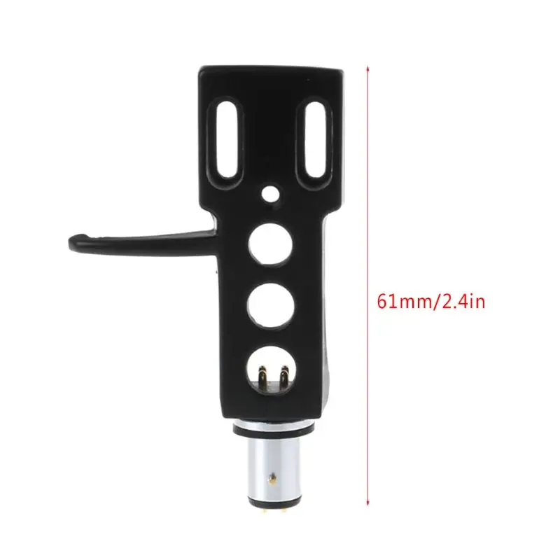XD99 4 Pin Contacts Black Turntable Headshell For Technics For Turntables Fit Phono Turntables Headshells Accessories