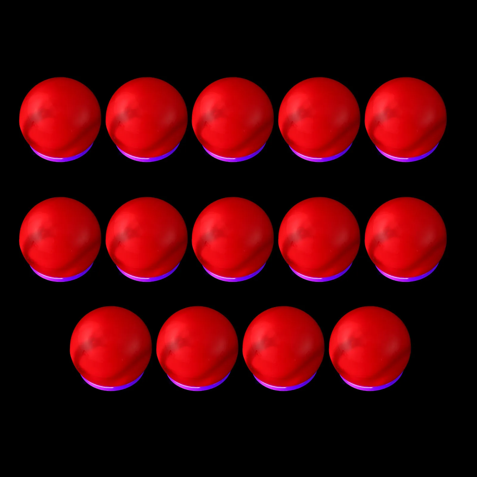 

14Pcs Red Light Up Clown Nose Glowing Prop Halloween Carnival Party Supplies Funny Dress-Up Accessory Red Circus Clown Nose