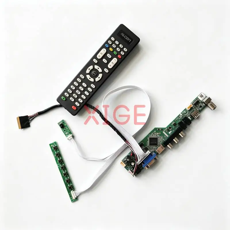 Controller Board Fit LP156WF4 LP156WF1 LP156WF2 LP156WFC 1920*1080 1920x1080 HDMI+VGA+AV+USB Laptop Monitor Panel 40Pin LVDS Kit