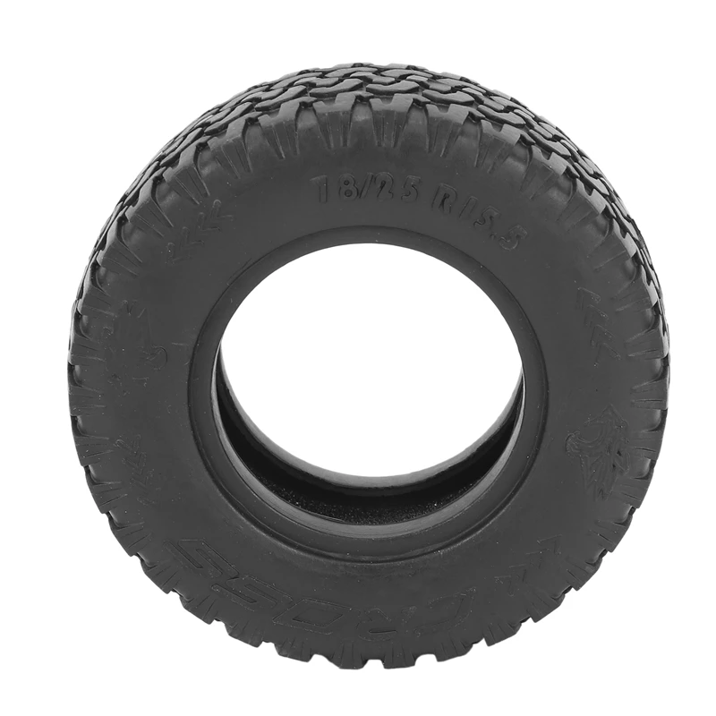 2PCS 1.55 Inch Rubber Tires For 1/14 Rm8 Baja RC Rock Crawler Remote Control Car Tyres