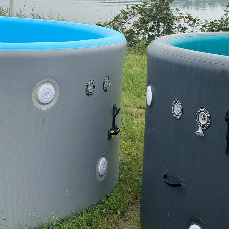 

Надувной круглый бассейн из ПВХ для новорожденных, портативный, с противоскользящим покрытием, для домашнего использования, включает ремонтный комплект, для повышения продаж