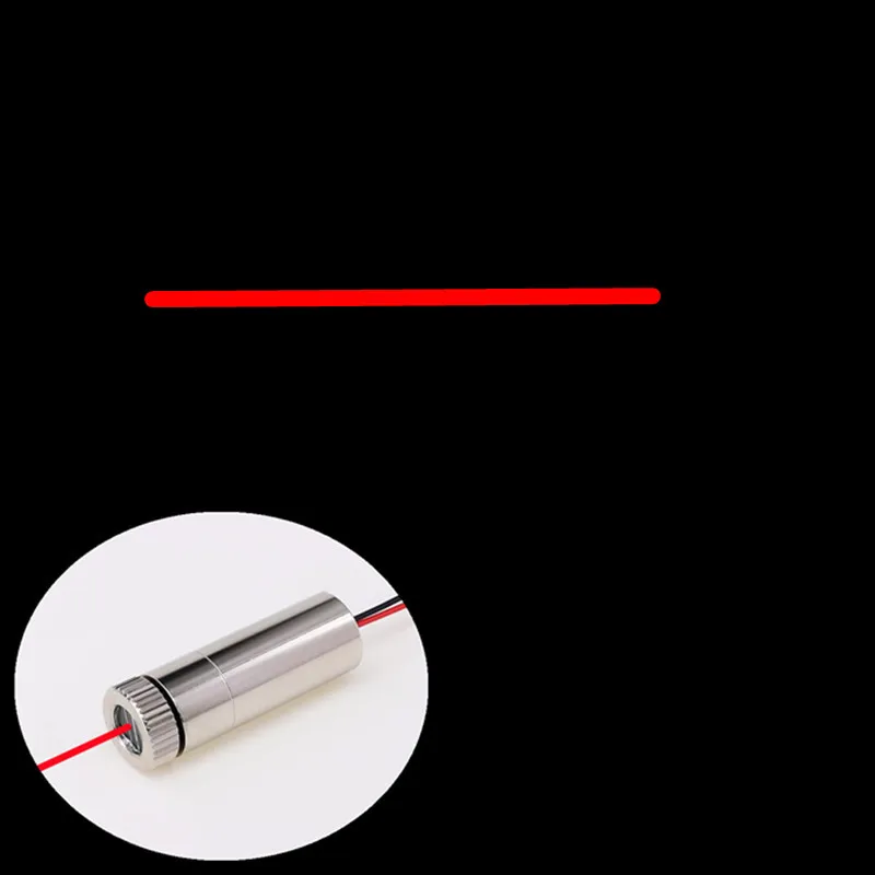 650 nm, 100 mW, rote Punktlinie, Kreuzlasermodul, Kopf, Glaslinse, fokussierbar, industrielle Klasse, DC 3 V–5 V, Hersteller, kostenlose Anpassung