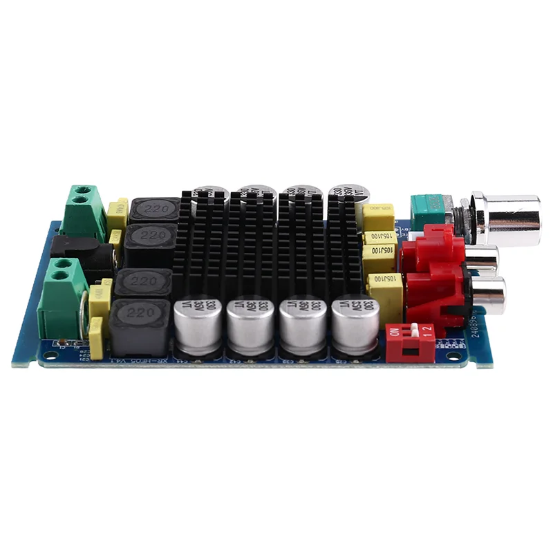 Moduł wzmacniacza cyfrowego klasy D TDA7498, dwukanałowy wzmacniacz audio stereo 2X100W, płytka wzmacniacza 2X100W, DC 14-34V