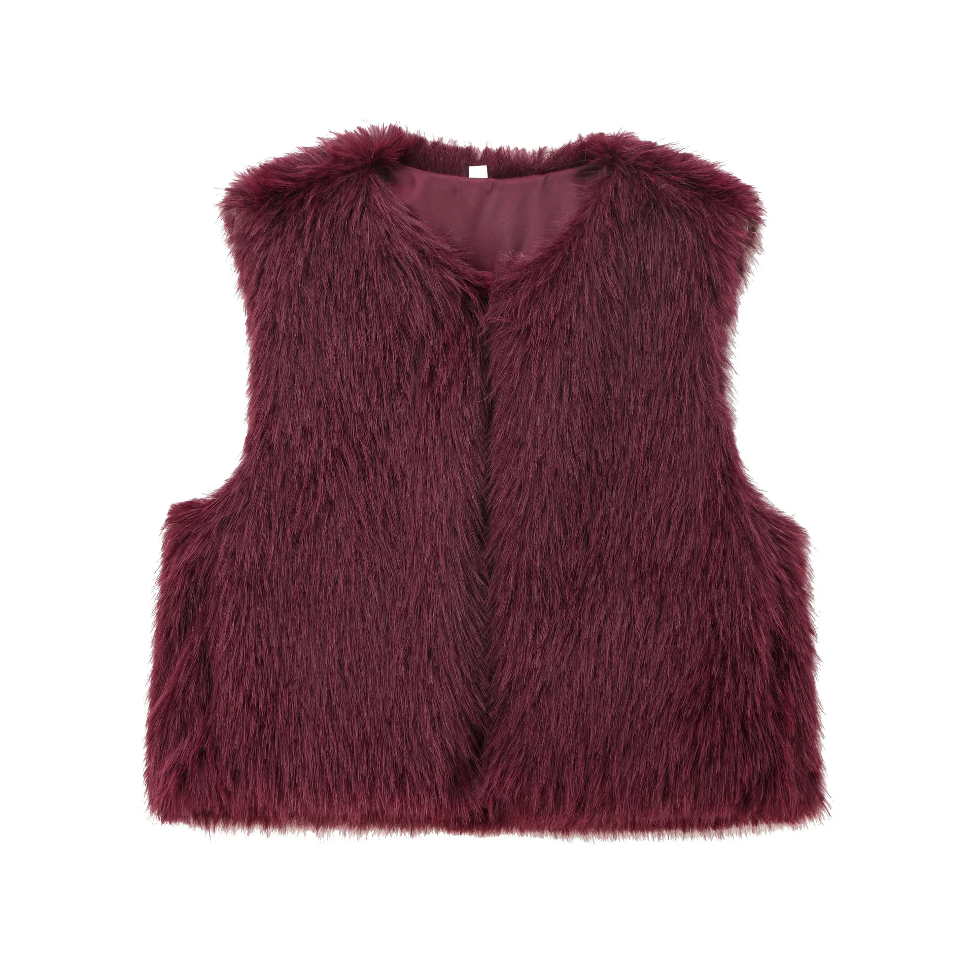 Women's Autumn Winter Faux Fur Vest Warm Fashion Casual Vest Coat Sleeveless Jacket Fashion Streetwear New Outerwear