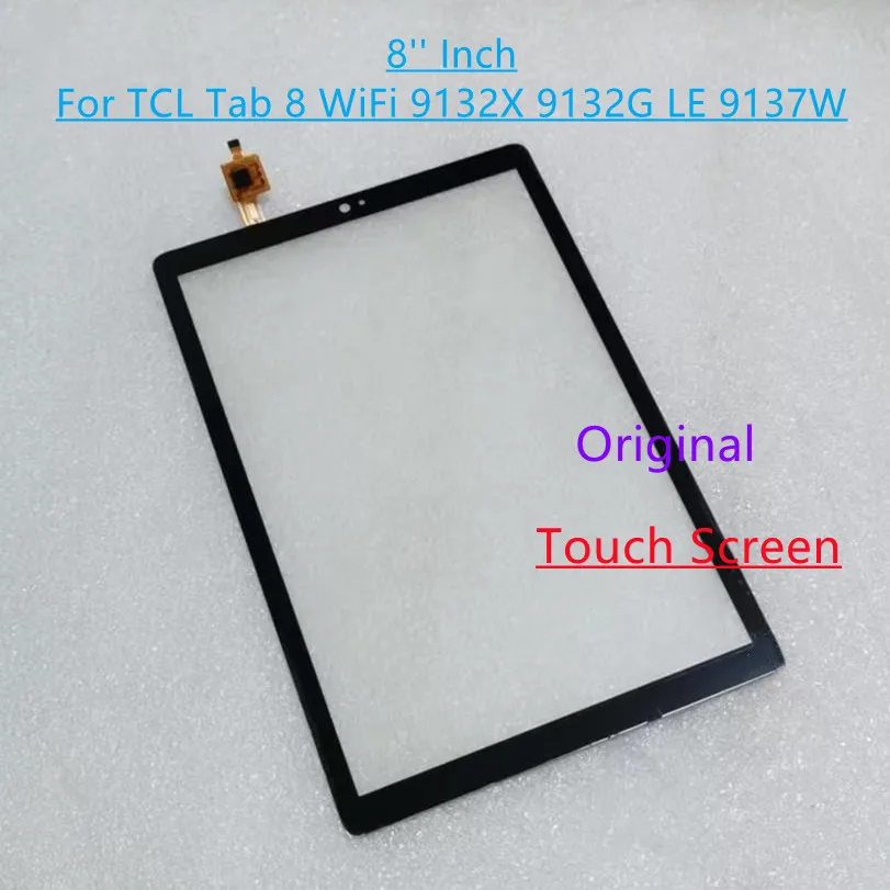 For TCL Tab 8 WiFi 9132G 9132X LE 9137W Touch Screen Panel Tablet Digitizer Glass Panel Replacement 100% Tested