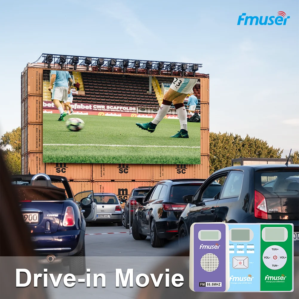 .FMUSER RAD Series Custom วิทยุ FM สำหรับคริสเตียนหรือโบสถ์สวดมนต์,International Conference,รักบี้เกม,เกมบาสเกตบอล