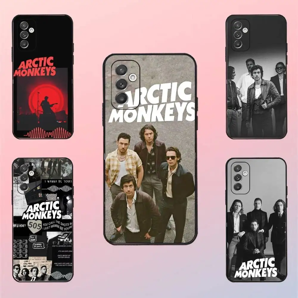 

A-Arctic Rock Monkeys Phone Case For Samsung S 25,24,23,22,30,21,10,9,Ultra,Plus,Lite,FE,4,5 G Black Soft Case