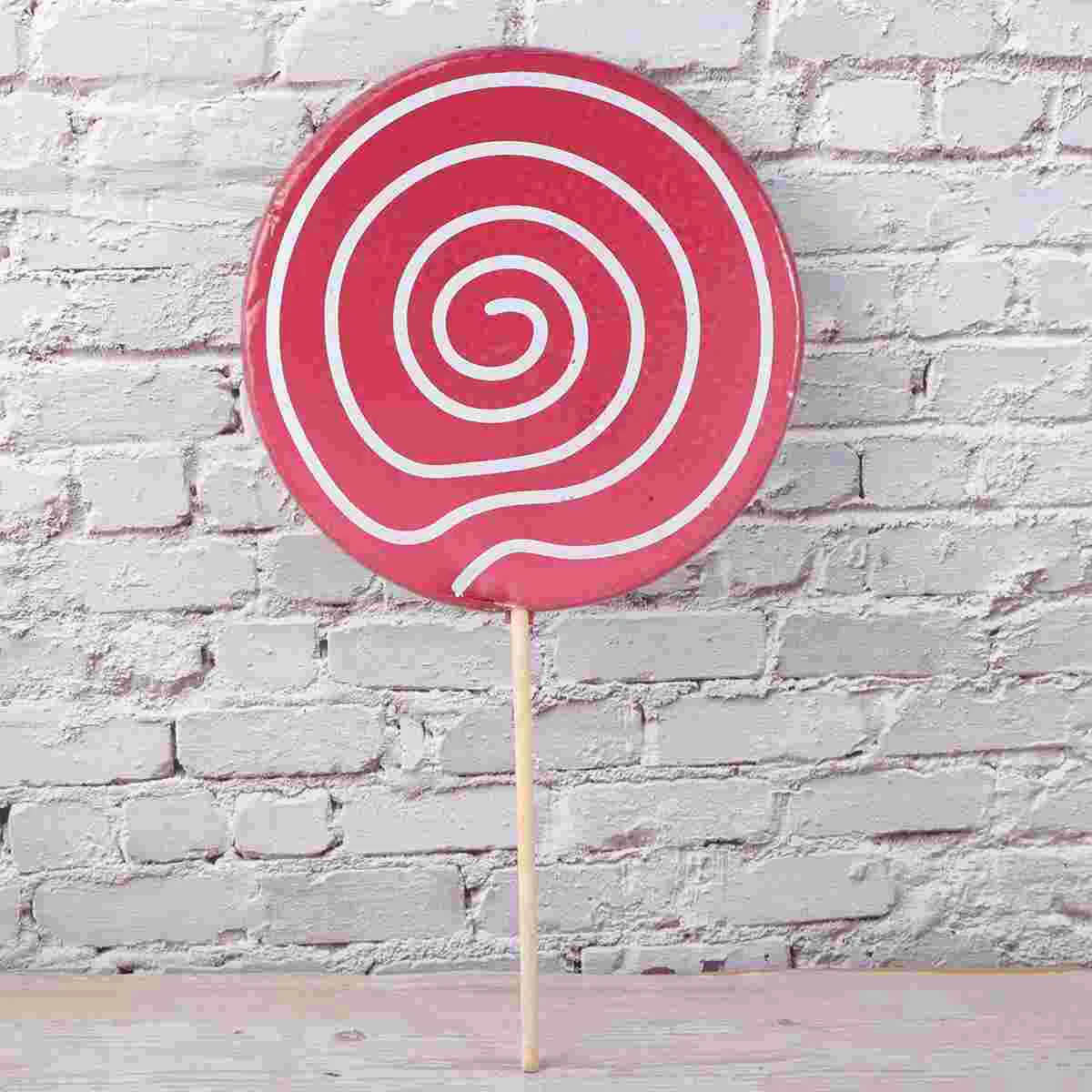 

Big Lollipop Prop Candy Ornaments Jumbo Photography Accessories Kids Toy Decorate