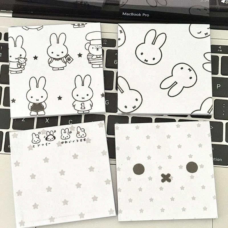 Cartoon Kawaii New Style Scratch Pad Compact Portable Office Learn Notes Stickers Simple Good Paper Quality GoodLooks Gift Miffy