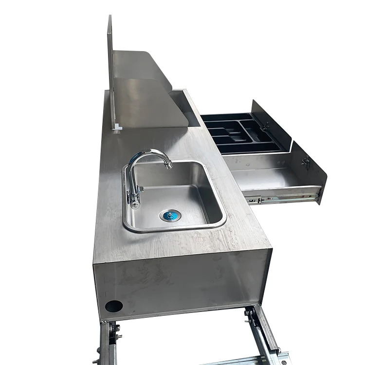 

Intelligent Library Wholesale High Quality Rotatable Caravan Sink Rv Kitchen Cabinets