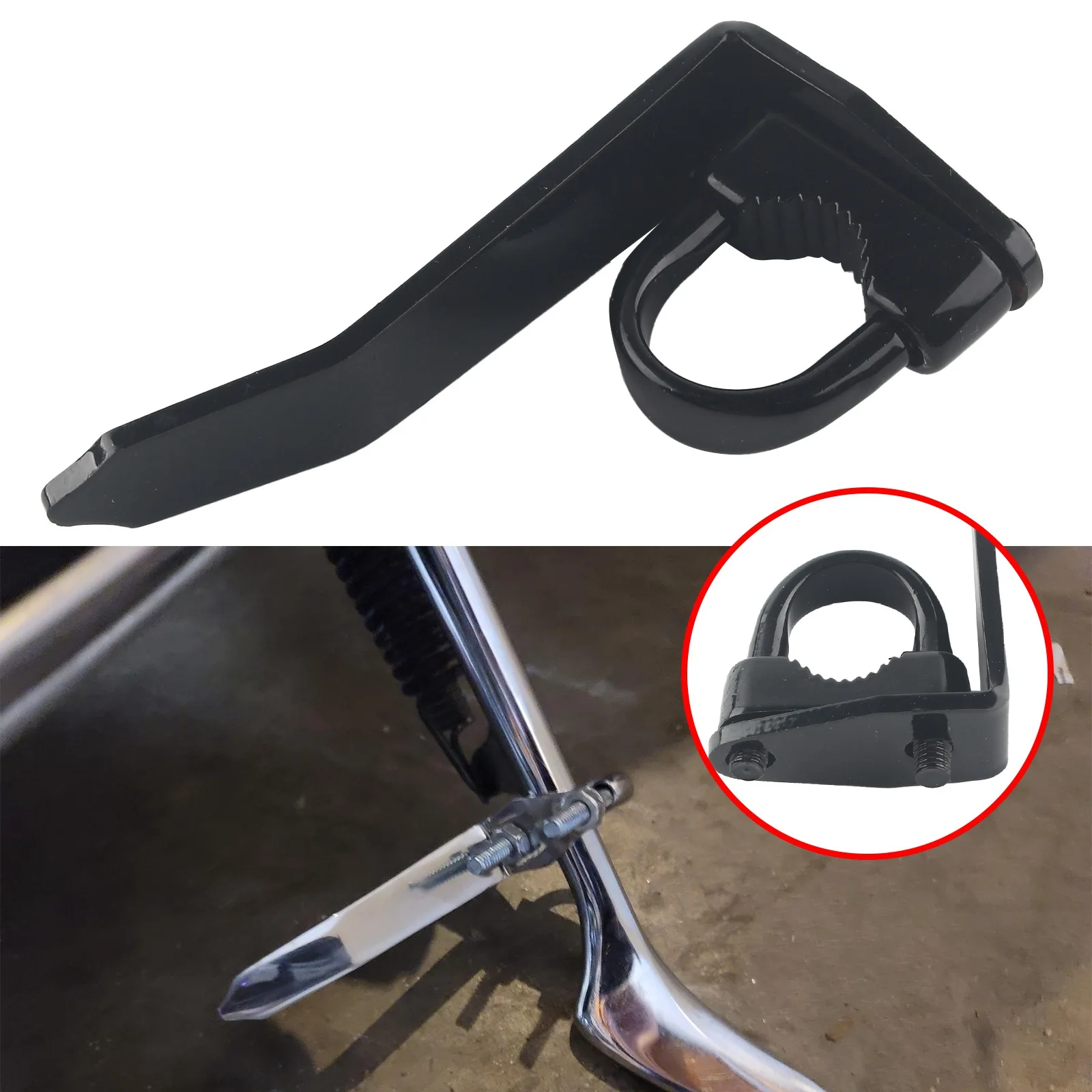 for Yamaha XVS 650 V-Star Classic XVS 1100 CustomKickstand Extension Replacement Parts Accessories