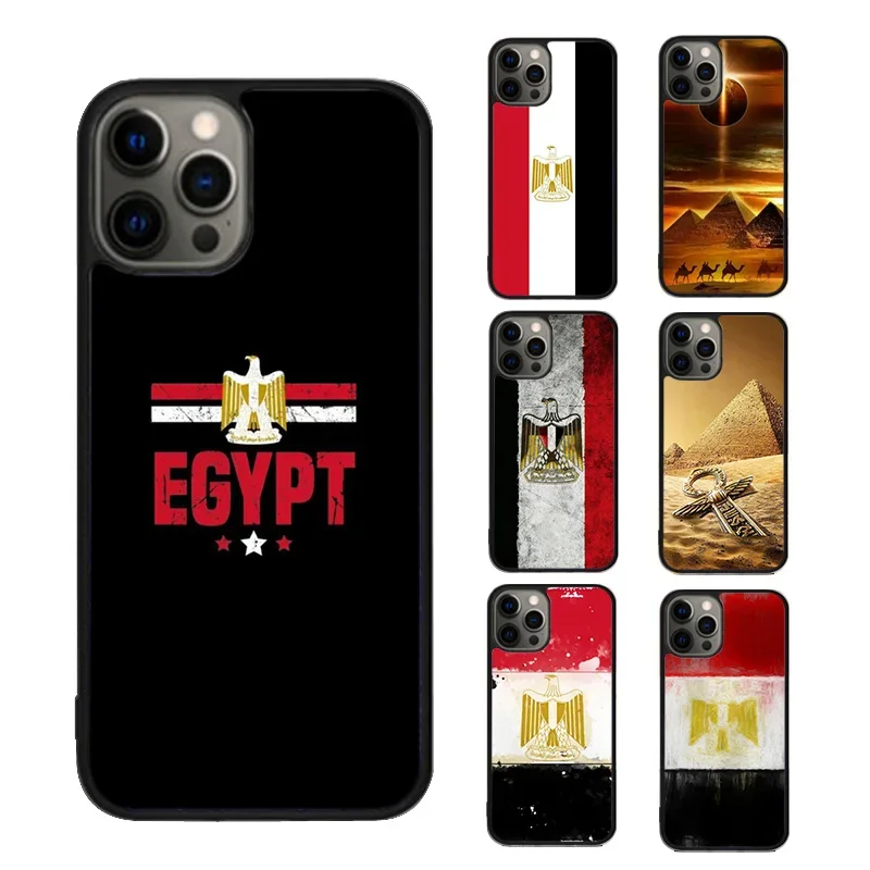 Tampa da caixa do telefone para o iPhone, bandeira de Egipto, Apple 8 mais 7, 6S, XR, X, XS, SE, 15, 14, 13 pro máximo, Coque 12, 11 pro máximo, 2020