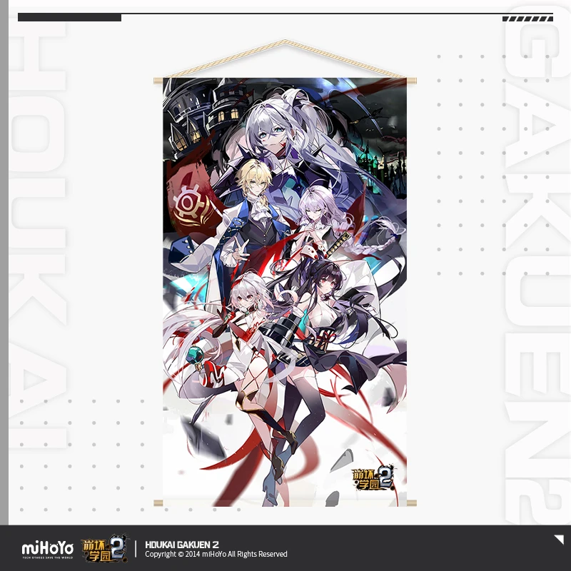 MiHoYo Game Official Honkai Impact 2 Original Authentic CG Series Hanging Pictures