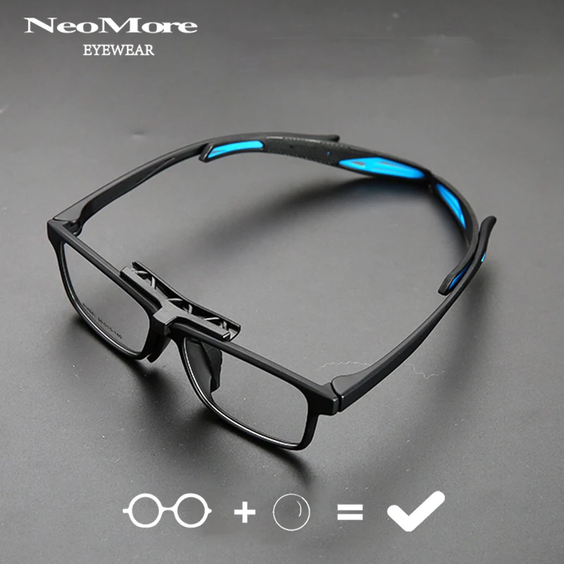 

Comfortable Detachable Sports Glasses 2-in-1 Badminton Basketball Prescription Myopia Glasses Sports Protective Glasses ﻿