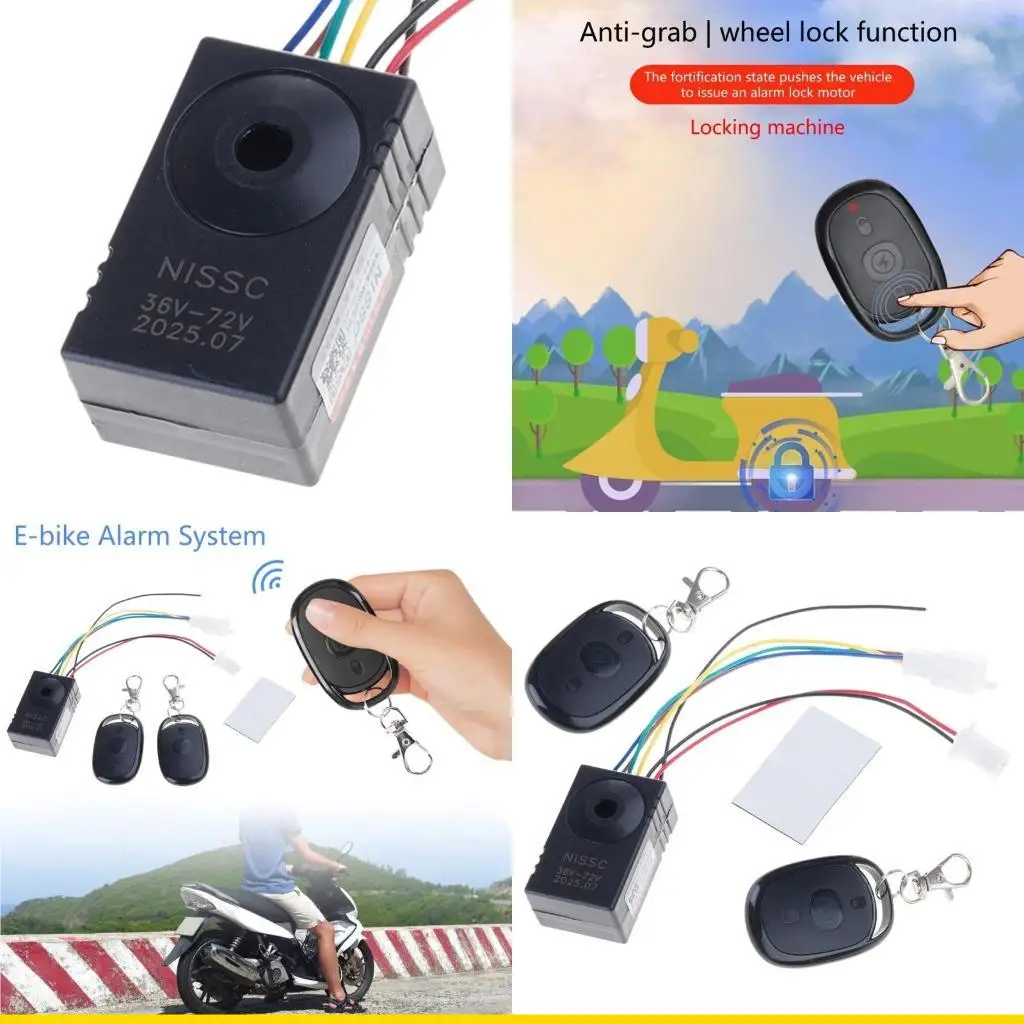 SZCH Weatherproof Electric Bike Alarm Low Power Consumption for Outdoor Activities