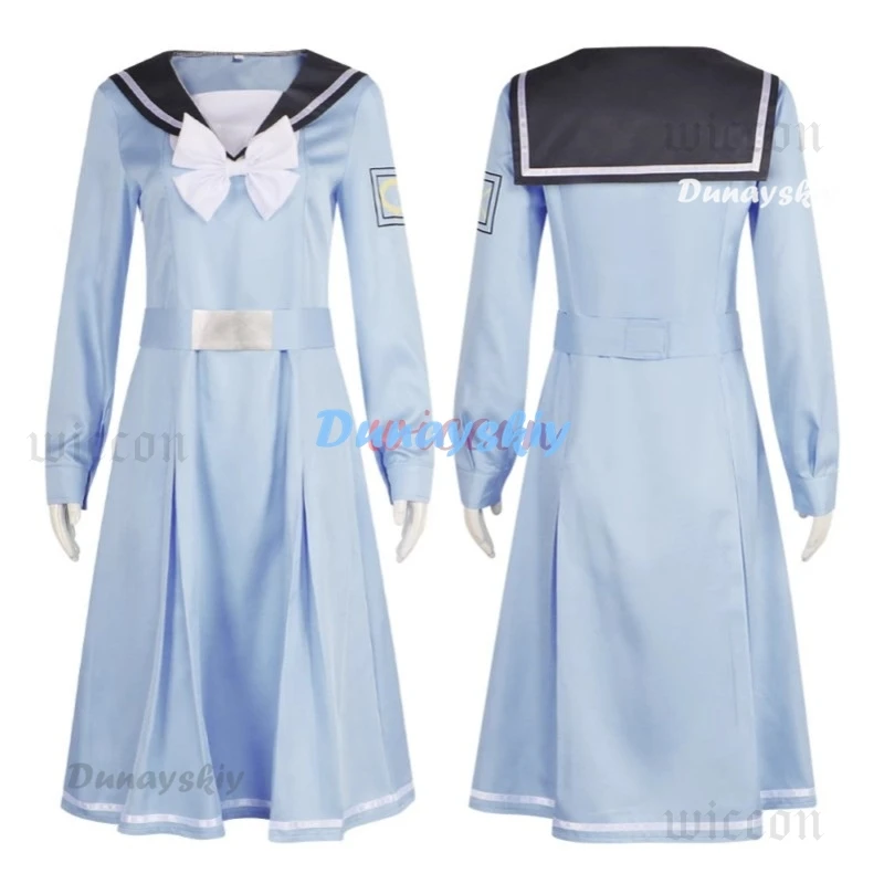 Anime Kimi No Iro Your Color Hikari Cosplay Costume The Colors Within Blue Dress School Uniform Woman Kawaii Campus Sailor Suit