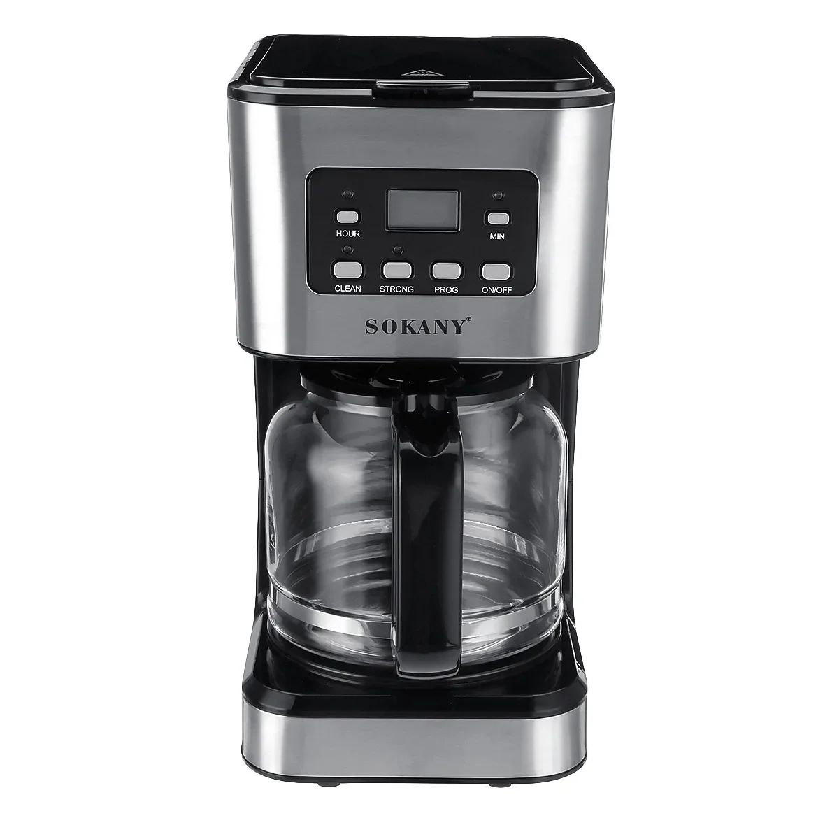 SK 950W Electric Coffee Machine Household Coffee Pot American Drip Semi-Automatic Steam Coffee Machine Brewing Tea Coffee Maker