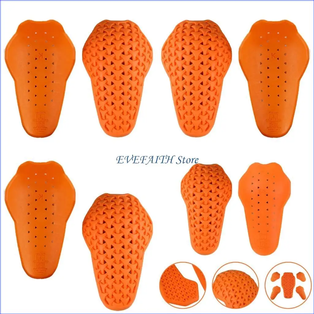 124B Motocross Protective Gear Armors Equipment Motorcycle Elbow/Knee Pad Breathable Protector Pad