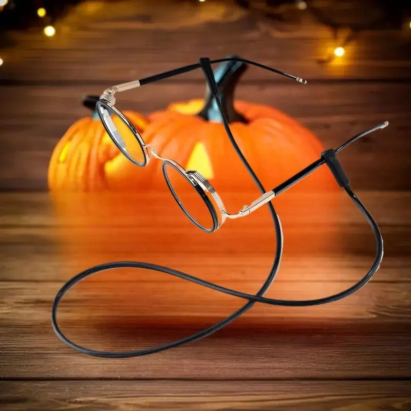 남성용 및 여성용 안경 액세서리: 체인이 포함된 방수 실리콘 안경 스트랩