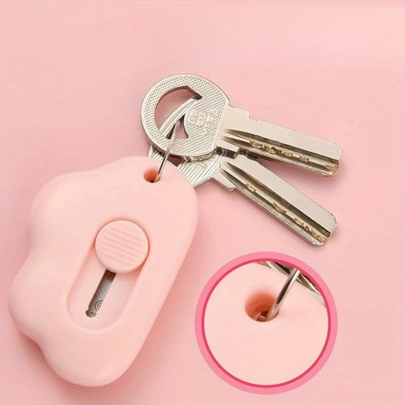 لطيف القط باو سحابة سكّين متعدّد الاستخدامات جيب صغير الحجم الحرفية التفاف صندوق ظرف ورقي القاطع رسالة فتاحة طالب الفن لوازم #4