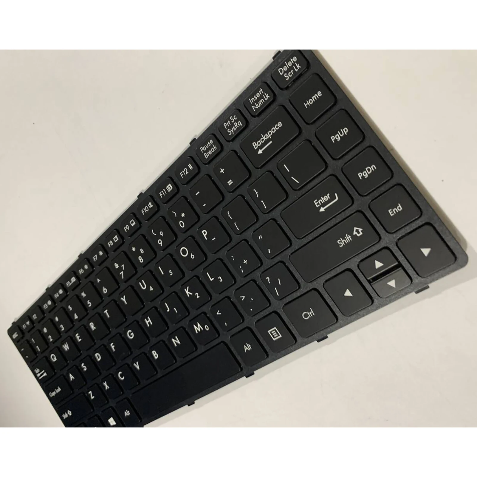 

US Layout for GETAC 20195030615 531087680942 V138418C2 Laptop Keyboard with Frame Backlight