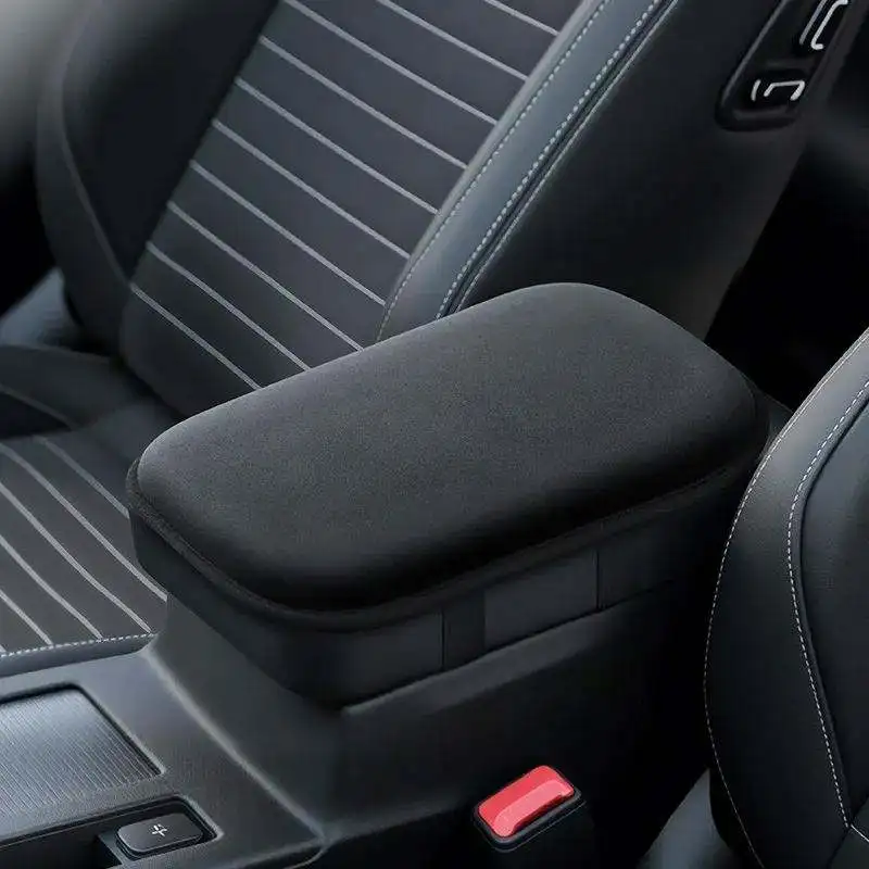 Universal Plush Car Armrest Pad Luxury Heightening Cushion Central Console Cover Soft Vehicle Interior Support Accessory 3