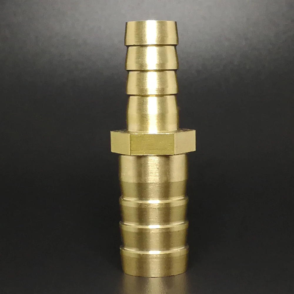 2,5 3 4 6 8 10 12 14 16 19 25 32 mm Schlauchtülle Schlauchtülle gerade Reduzierstück Adapter Transfer Messing Rohrverschraubung Wasser Gas – Detail 2