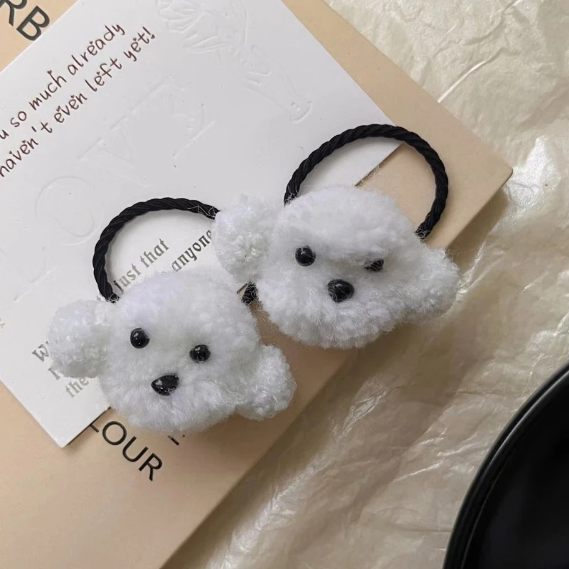 Ikat Rambut Anjing Mewah Kartun Ikat Rambut Sanggul Rambut Elastis Rambut Besar Rambut Ikat Rambut Aksesori