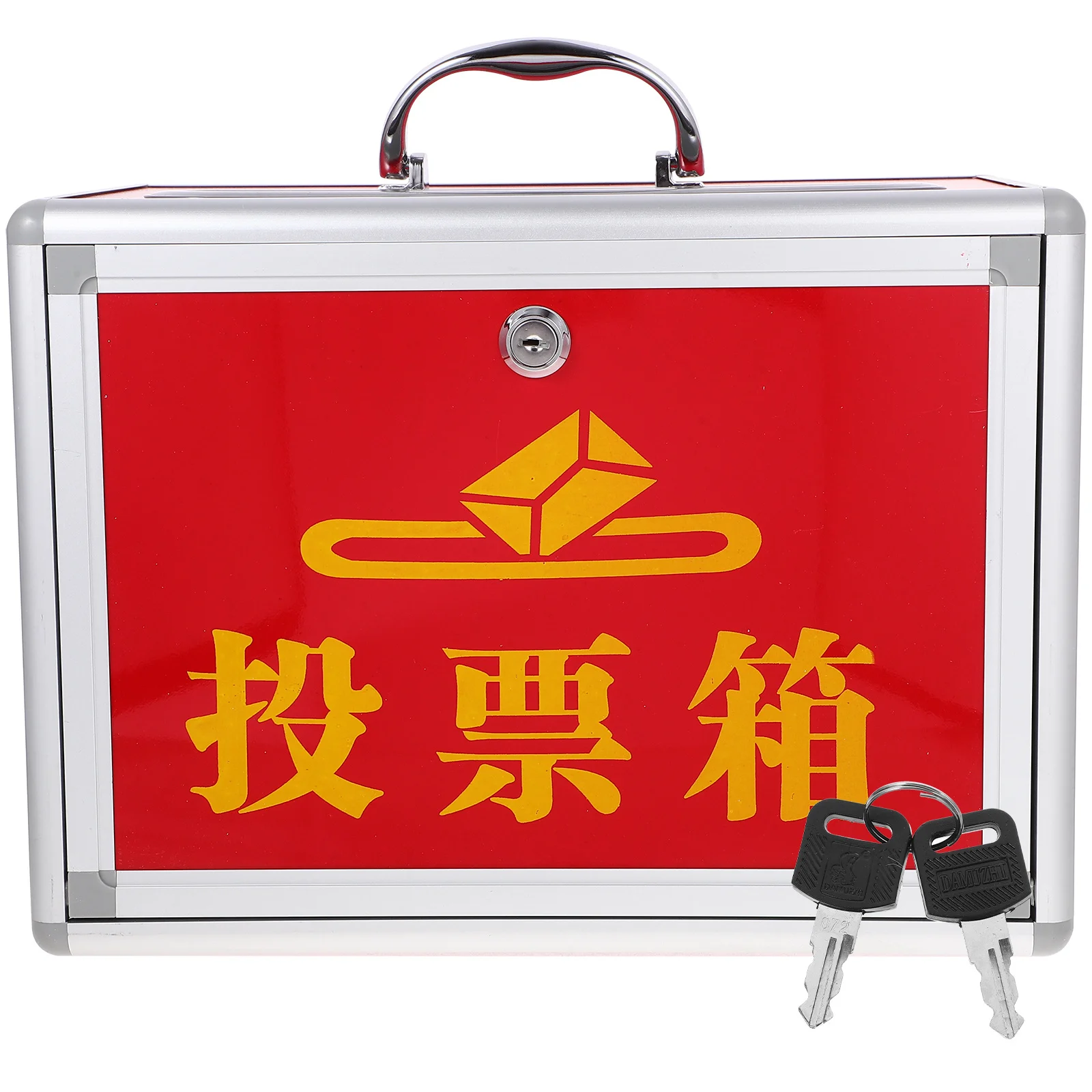 1Pcs Voting Box Lock Sealed Donation Charity Collection Transparent Acrylic Storage Box Office Mailbox