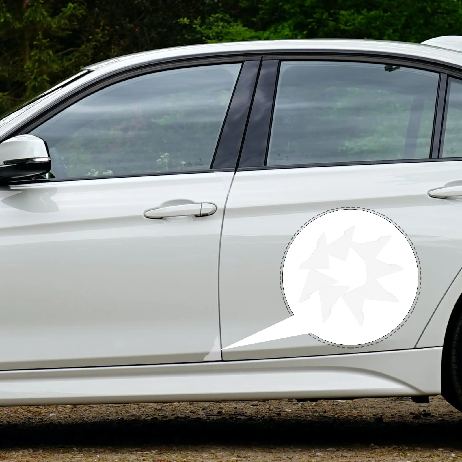 

8Pcs Car Door Anti Scratch Stickers Transparent Edge Bumper Guards Protection for All Vehicles No Tools Needed Installation