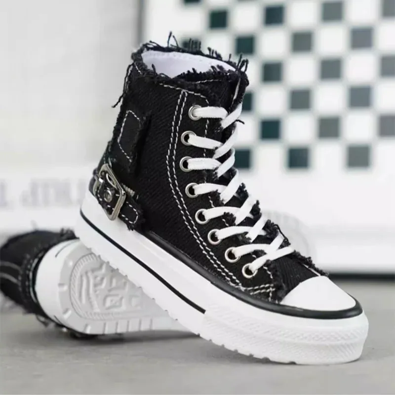 Scarpe per Bambole BJD, Scarpe Casual Alte in Tela per Bambole da 75 cm, Accessori per Bambole, Regalo Fai-da-Te