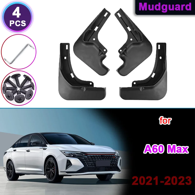 

For Dongfeng Shine A60 Max Yixuan Max 2021~2023 Car Mudguard Flares Splash Guards Mudflaps Kit Anti-Sand Guard Car Accessories