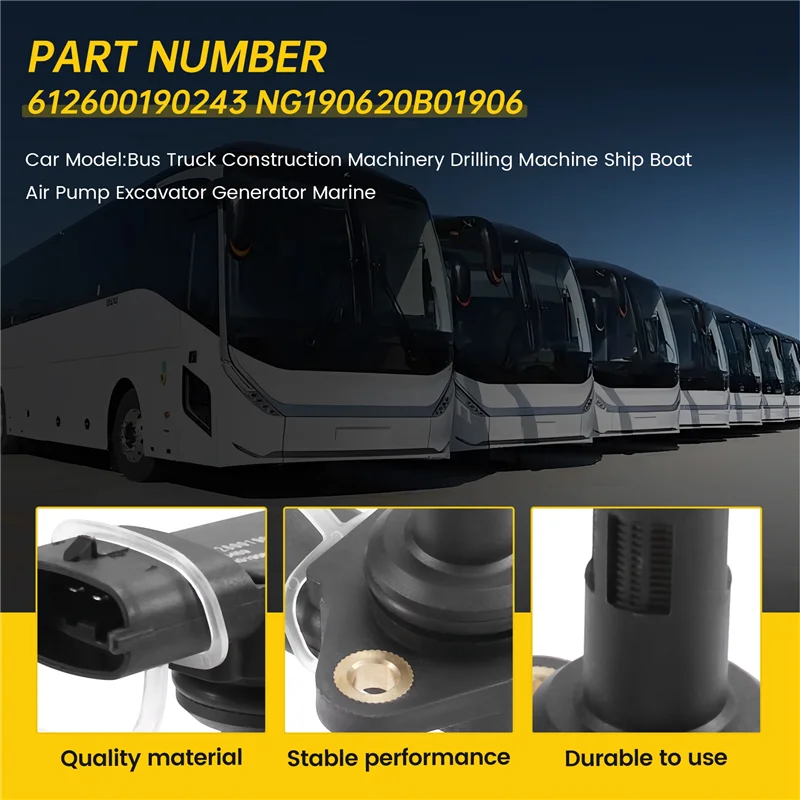 BNVN-Engine Parts Ambient Humidity Sensor 612600190243 NG190620B01906 Bus Truck Machinery Drilling Machine Ship Boat Air Pump