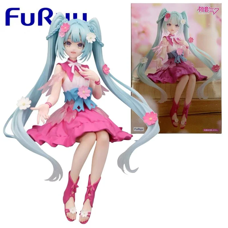 

Furyu Original Noodle Stopper Hatsune Miku Flower Fairy Anime Action Figure Toys For Boys Girls Kids Children Birthday Gifts