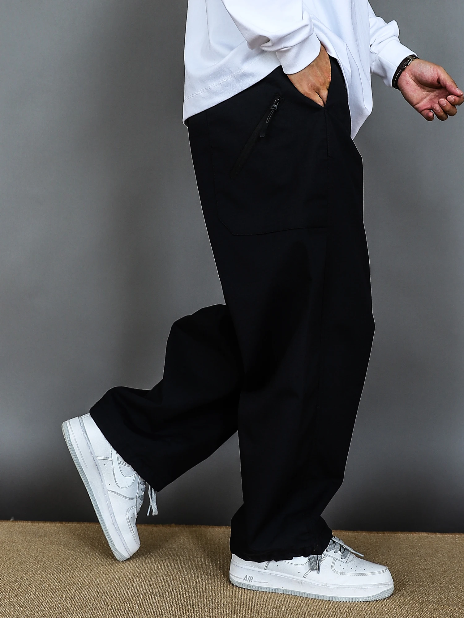 

Американские ретро-брюки Bla American Retro Waed Large, рабочие, весенне-осенние, из чистого хлопка, модные, свободного прямого кроя, со средней талией, длинные