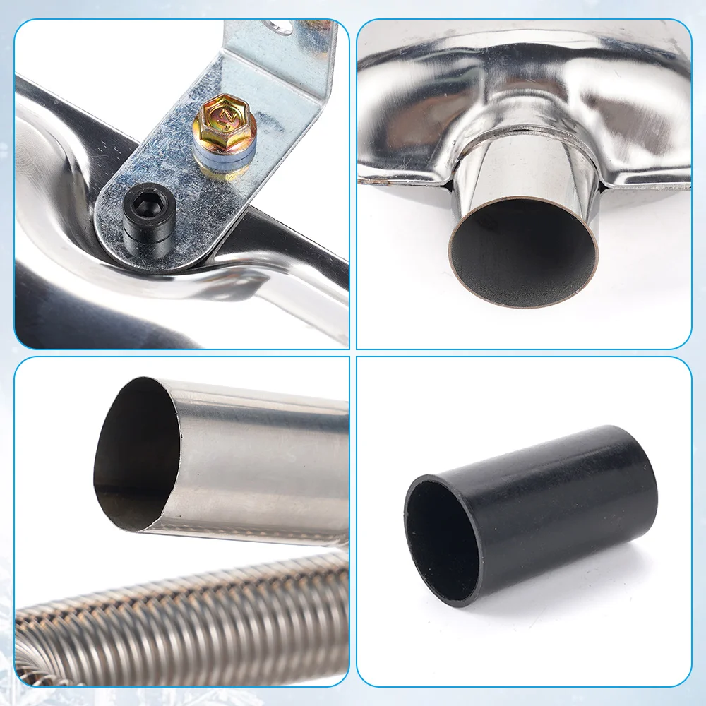 

Выхлопная труба стояночного обогревателя из нержавеющей стали 24/25 мм с набором глушителей, подходит для дизельных обогревателей 12 В/24 В/220 В 2 кВт-5 кВт-8 кВт для Ca