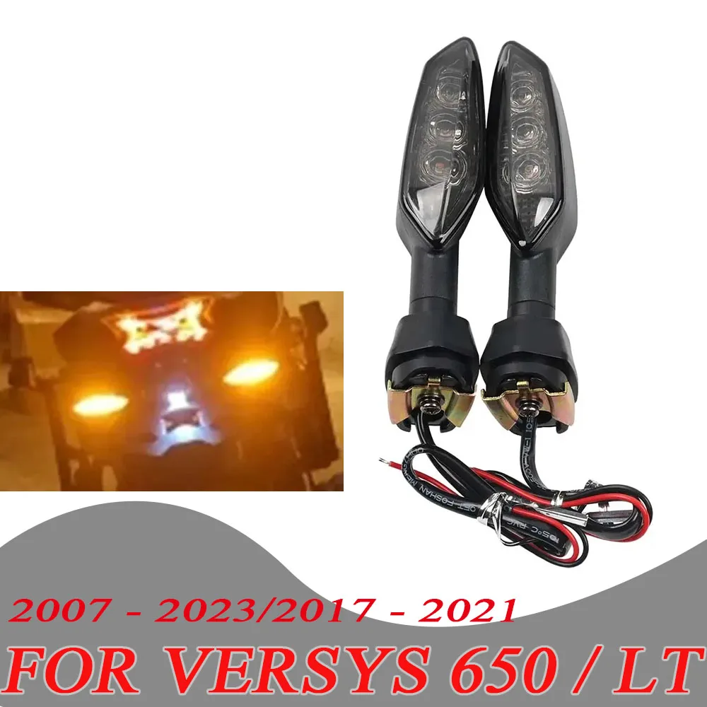 

For KAWASAKI VERSYS 650 LT Turn Signal Ligth 2021 2020 2019 2018 2017 2016 2015 Front Rear Led Indicator Light Flashers Blinker