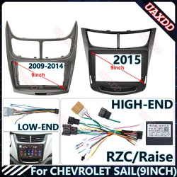 For CHEVROLET 2009-2016 SAIL 9INCH Car GPS player Radio Android stereo Harness screens navigation dashboard cables frame canbus