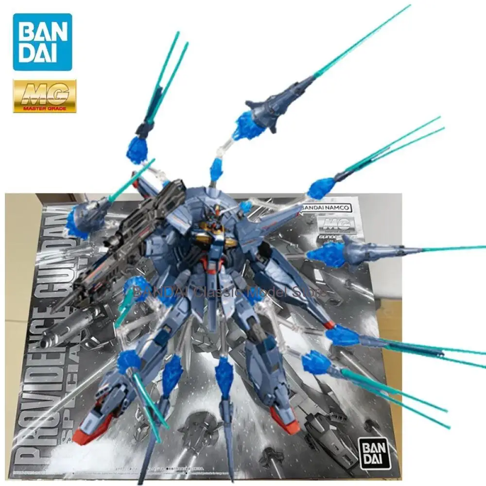 

In Stock BANDAI PB LIMITED MG 1/100 PROVIDENCE GUNDAM [Special Plating] Anime Action Figures Assembly Model Toy